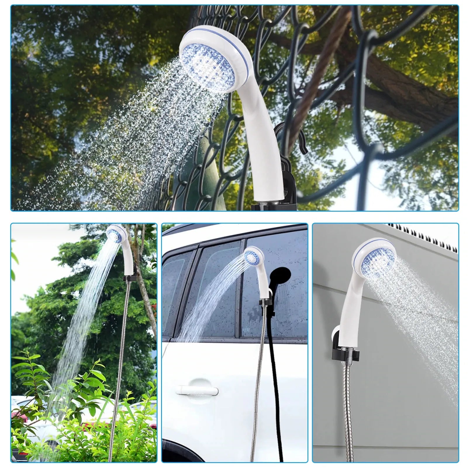Compact Handheld Outdoor Shower